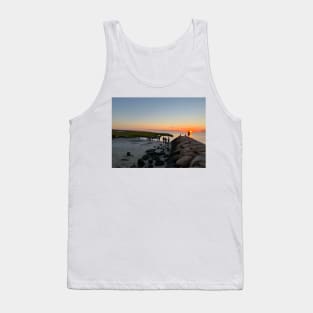 Rock Harbor Beach Sunset Tank Top